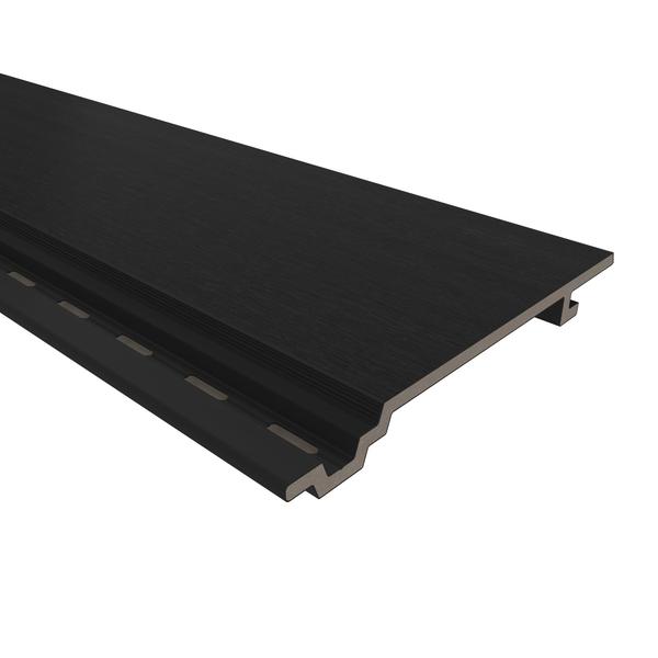 NewTechWood HKC gevelbekleding vlak Zwart - 1.9 x 18.8 x 300 cm - Afbeelding 1